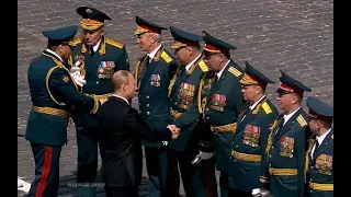 Путин, Шойгу, Гришин и другие  - на Параде 09. 05. 2015г.