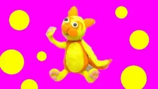 How to make a funny cat from clay