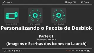 Personalizando o Pacote de Desblok Parte 01 (Imagem e Escrita dos Ícones no Launch).