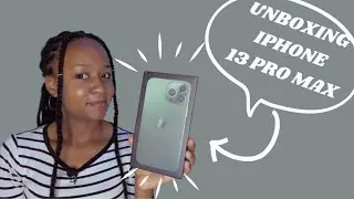 UNBOXING THE IPHONE 13 PRO MAX | ALPINE GREEN.