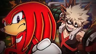 Knuckles vs. Bakugo - Rap Battle! (Sonic the Hedgehog vs My Hero Academia) | Mr. Jay