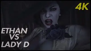 ETHAN VS LADY DIMITRESCU BOSS FIGHT 4K HDR
