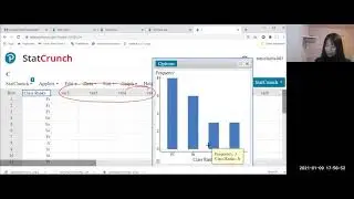 StatCrunch: Pareto Chart