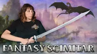 DS-1370 Fantasy Scimitar with Scabbard from Medieval Collectibles