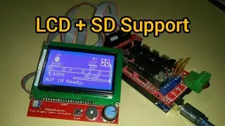 Setting LCD + SD Card Controller Panel (REPRAP DISCOUNT FULL GRAPHIC SMART CONTROLLER)