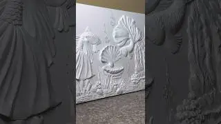 Барельеф рыбки #painting #artist #artwork #творчество #drawing #sculpture #искусство
