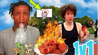 SCORE OR EAT THE WORLDS HOTTEST (BLAZIN) WINGS! 🔥🥵😱