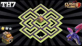 NEW BEST TOWN HALL 7 (TH7) BASE | TH7 BASE COPY LINK - CLASH OF CLANS