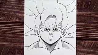 Drawing Goku Ultra Instinct - [Dragon Ball]