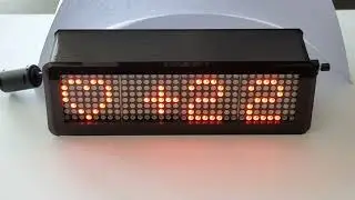 MAX7219 ESP-8266 Matrix Clock at Sauna. Температура в парилке