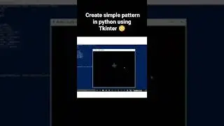 simple pattern in python using Tkinter