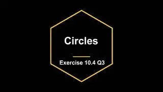CLASS 9 | Chapter 10 | CIRCLES | Exercise 10.4 Q3 | NCERT