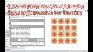 How to Filter out Port Pair with Regular Expression for Plotting