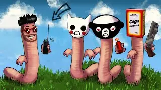 I'VE CREATED A NEW WEAPON! AN AWESOME WORMS BATTLE IN WORMS 3D!
