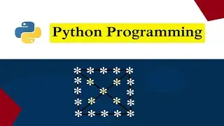 Square Star Pattern | Printing Stars "*" in Square Shape With Diagonal | Python Pattern Program