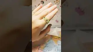 Нашла давно сплетенное кольцо под плинтусом✨, которое загнал кот 🐱😂❤#рекомендации #бисероплетение