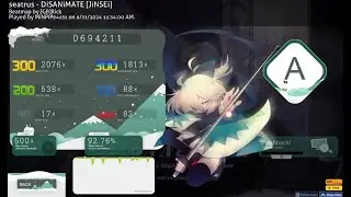 Osu! mania 4K DiSANiMATE time to change da keyboard