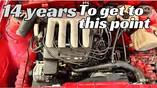VW Red Golf mk1 ABF conversion