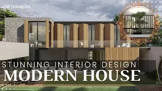 Modern House Design with interior designed to blend with nature and luxury