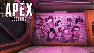 Apex Legends: All Legend Voice Interactions With Ramparts Art Mural