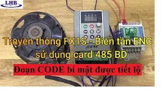 Kết nối FX1S - biến tần ENC và setting tần số bất kỳ | LHB