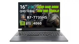 Prueba Laptop Machenike L16 PRO R7 RTX460
