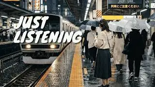 She Listens While the World Moves 🎧 | Cinematic Lofi Rain (Luna)