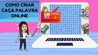 COMO CRIAR CAÇA PALAVRA ONLINE E INTERATIVO- A FORMA MAIS FÁCIL- ROSY CRI