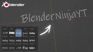 How to Change Font in Blender