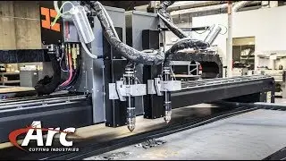 DUAL HYPERTHERM XPR300 PLASMAS on the Arc Cut Pro 30