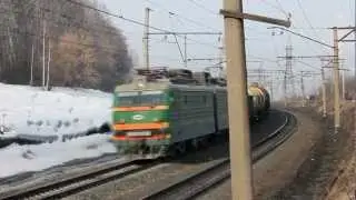 Электровоз ВЛ10к-1876 (ТЧ-12 Тайга)