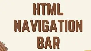HTML NAVIGATION bar | horizontal NAVIGATION BAR TUTORIAL | NAVIGATION EXAMPLE |  CSS NAVIGATION |