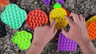 1 Hour Satisfying video Pop it fidget toys Non Stop  ASMR Plus