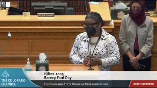 Rep Bacon's Floor Speech on HJR22-1005 (Barney Ford Day)