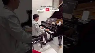 Grand piano VS upright piano 