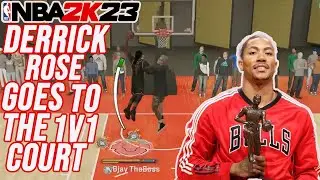 Taking My Derrick Rose build to the 1v1 court in NBA 2k23 Next Gen!