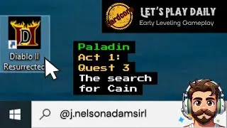 🛡️ Chaunk Rescues Deckard Cain: A Hardcore Paladin's Duty ✨ (Act 1 Quest 3) 