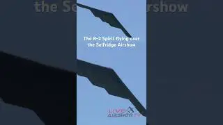 Rare look at the B-2 Spirit bomber at the Selfridge Airshow!