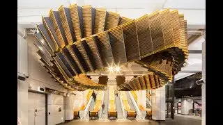 Timelapse of Wynyard Station's New Art Installation 'Interloop'