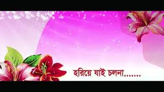 Hariye Jai Cholona_2020_হারিয়ে যাই চলনা।