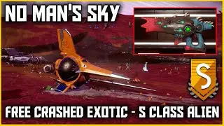 No Man's Sky - RARE ! CRASHED ROYAL EXOTIC & S Class Alien Multitool Location - No Mans Sky 2023