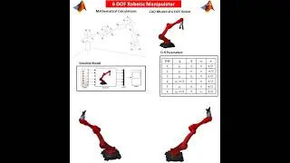 6 DOF Robotic Arm Simulation with Simscape Multibody in MATLAB Simulink #shorts #6dof #simscape