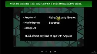 01 Introduction - MEAN project with Angular 4 (and 5) - Creating a CMS