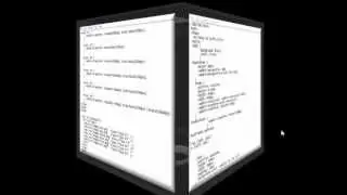 HTML5 CSS3  3D Rotating Cube.