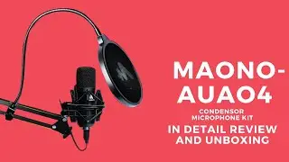 Maono AU-A04 │Condensor microphone kit│ZayanWaseem