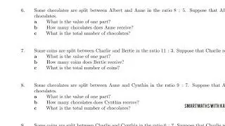 Math ratio practice sheets