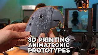 Prototyping Animatronic Parrot Parts with Longer LK4X 3D Printer