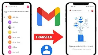 Gmail to Gmail Contacts transfer in 2022 - How to contact transfer from one gmail to another gmail