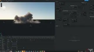 EmberGen 1.0 VFX Testing : Creating a meteor explosion real-time simulation | Nyjo FX