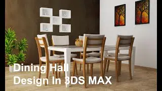 how to create a table and chair in 3ds max (# top secret Idea in 3ds Max😜😜😜😜😜😜)